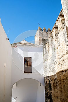 Streets of Arcos de la frontera, pueblos blancos region, Andalusia, Spain, Europe photo