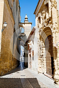 Streets of Arcos de la frontera, pueblos blancos region, Andalusia, Spain, Europe photo