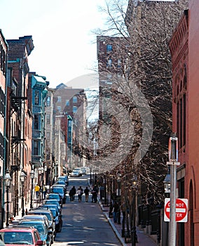 Streets of beacon hill photo