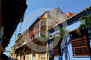 Streets of Cartagena, Colombia photo