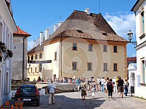 Streets of Cesky Krumlov, Czech Republic