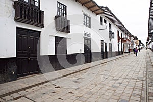 streets of the city of chachapoyas capital of amazons, architecture buildings perpectic