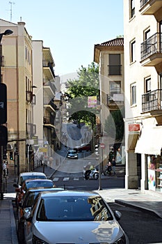 Streets of the city of Salamanca, Spain.