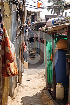 Streets of Colaba district, Mumbai, India