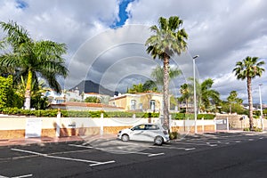 Streets of Costa Adeje, Tenerife, Canary islands, Spain