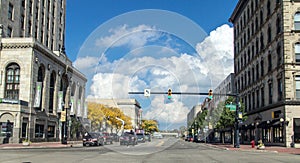 Streets Of Downtown Saginaw Michigan