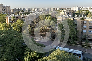 Streets and houses in Beer Sheva city area