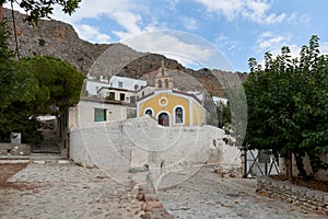 Streets of Hydra island , Greek island