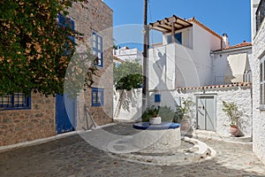 Streets of Hydra island , Greek island