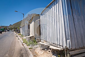 Streets of Imizamo Yethu township in Hout Bay