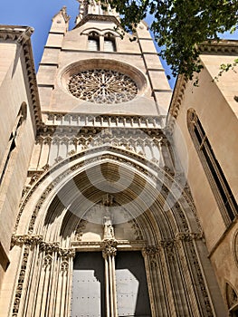 Streets and life in Palma de Mallorca Balearic Islands, Spain.