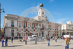 In the streets of Madrid (Puerta del Sol) - building of (Comunidad de Madrid)