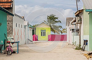 Streets Meedhoo Raa Atoll Island Maldives