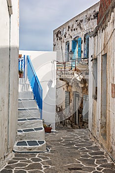 Streets of Milos island, Greece