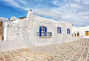 Streets of Milos island, Greece