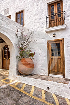 Streets of Milos island, Greece