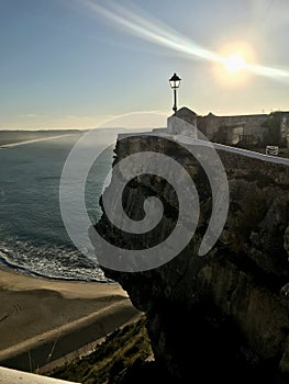 In the streets of Nazare, Portugal