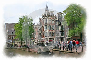 Streets of Old Amsterdam