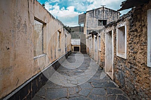 Streets of an old mining town. Hidden Town in Cerro ÃÂspero photo