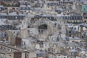 streets of old Paris from above
