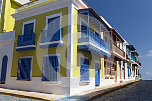 Streets of old San Juan, Puerto Rico photo