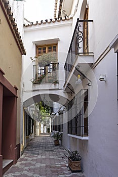Streets of the old town of Marbella, Andalusia