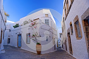 Streets in Patmos photo