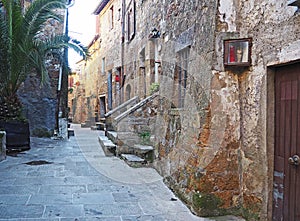 The streets of Pitigliano, Italy