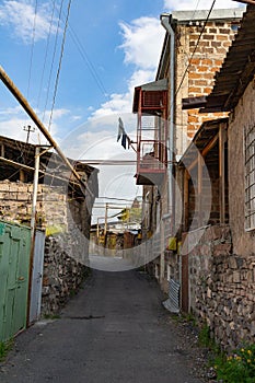 Streets of the poorest district of Kond in Yerevan. Armenia photo
