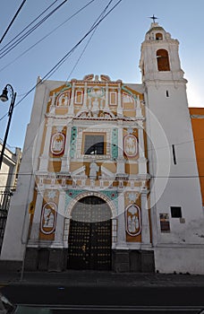 Streets of Puebla de Zaragoza , Mexico photo