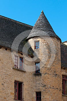 Streets of Sarlat, French medieval town