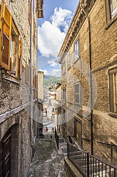 Streets of Scanno, Italy photo