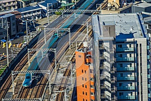 Streets of Sendai,Miyagi Prefecture and the Tohoku Shinkansen photo