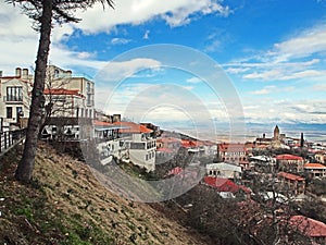 On the streets of Sighnaghi in Georgia