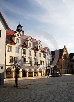 Streets in Sigmaringen town, Germany