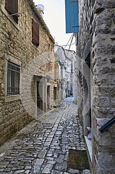 Streets of Split city. Croatia