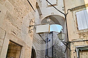 Streets of Split city. Croatia