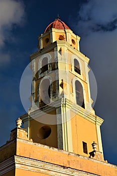 Streets of Trinidad, Cuba, with colorful colonial houses