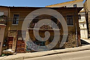 streets of Valparaiso Chile south Ameria