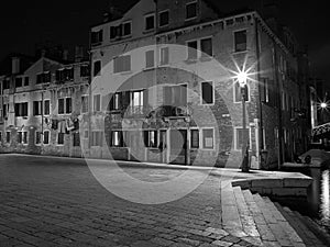 The streets of Venice Long exposure By Night