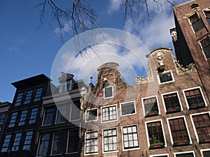 Streetscape of Amsterdam, Netherlands