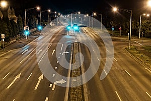 Streetscape at Night