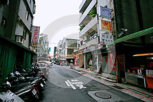 Streetscape in Taipei photo