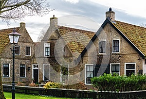 Streetscene of Ballum, Ameland, Friesland The Netherlands