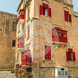Streetview of Valletta