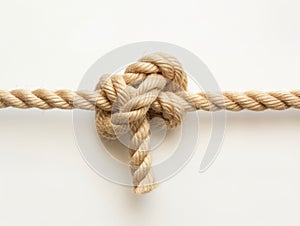Strength and Connection Concept with a Tied Knot