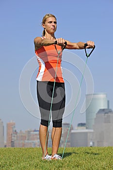 Strength Exercise in Urban Park