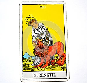 The Strength Tarot Card Brave Strong Self Confidence