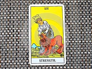 The Strength Tarot Card Brave Strong Self Confidence