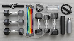 On strength training flexibility and hydration suitable for home